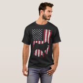 American Eskimo Dog Mom & Dad Patriotic 4th Of Ju Tシャツ (正面フル)