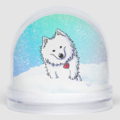 American Eskimo Snow Globe (正面)