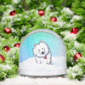 American Eskimo Snow Globe (クリスマス)