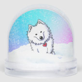 American Eskimo Snow Globe (裏面)