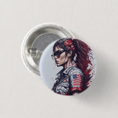 american fan 12 缶バッジ (正面&裏面)