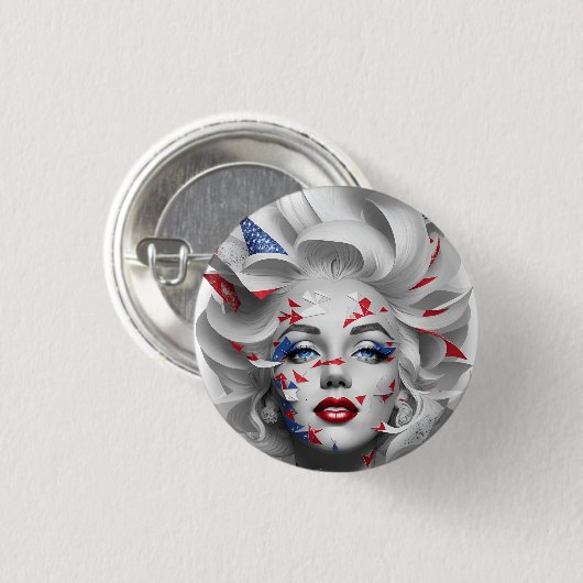 american fan 26 缶バッジ (正面&裏面)