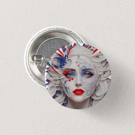 american fan 32 缶バッジ (正面&裏面)