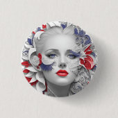 american fan 33 缶バッジ (正面)