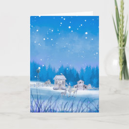 American Farm Signature Folded Holiday Card シーズンカード