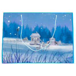 American Farm Signature Gift Bag ラージペーパーバッグ