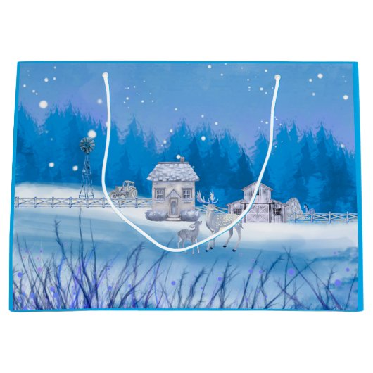 American Farm Signature Gift Bag ラージペーパーバッグ (正面)