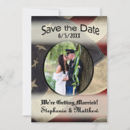 American Flag日付を写真付きで保存 セーブザデート