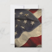 American Flag日付を写真付きで保存 セーブザデート (裏面)