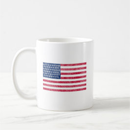American flag コーヒーマグカップ