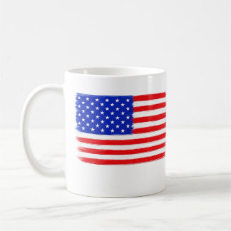 American flag コーヒーマグカップ