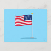 american flag シーズンポストカード (裏面)
