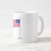 american flag ジャンボコーヒーマグカップ (正面右)