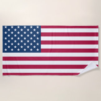 American Flag ビーチタオル
