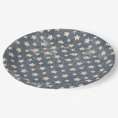 American Flag ペーパープレート (アングル)