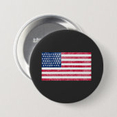 American flag 缶バッジ (正面&裏面)