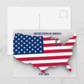 American Flag 250 Anniversary 1776-2026 ポストカード (正面/裏面)
