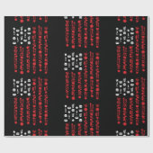 american flag 4th july picnic fireworks white ラッピングペーパー (フラット)