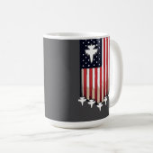 American Flag 4th of July-65079 コーヒーマグカップ (正面右)