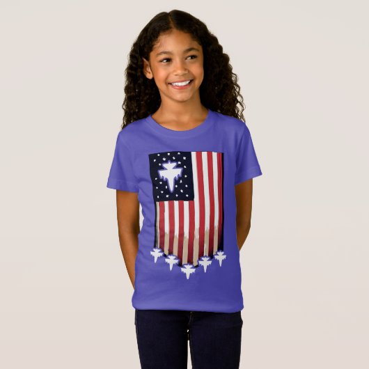 American Flag 4th of July-65079 Tシャツ (正面フル)