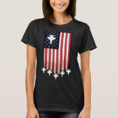 American Flag 4th of July-65079 Tシャツ (正面)