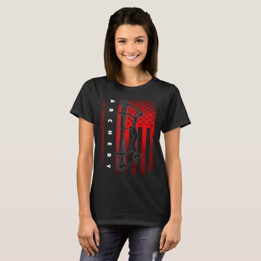 American Flag Archery Tシャツ (正面フル)