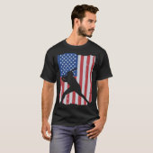 American Flag Baseball Tシャツ (正面フル)