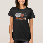 American Flag Basketball Tシャツ (正面)