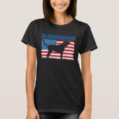 American Flag Bloodhound Tシャツ (正面)