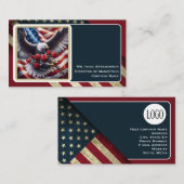 American Flag Business Card 名刺 (正面/裏面)