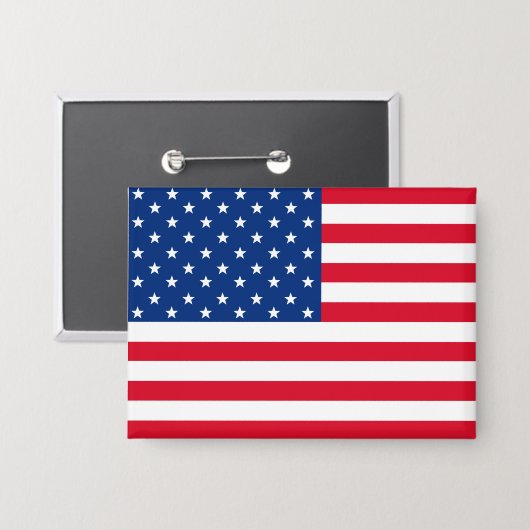 American Flag Button  缶バッジ (正面/裏面)
