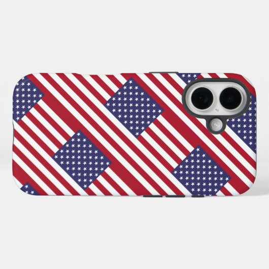 American Flag Case-Mate iPhoneケース (裏面 (横))