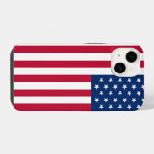 American Flag Cell Phone Case iPhoneケース (裏面横)