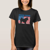 American Flag Chow Chow Tシャツ (正面)