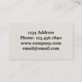 American Flag Company Name Paper Texture 名刺 (裏面)