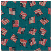 American Flag Composition 1 ファブリック (クローズアップ)