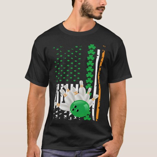 American Flag DayIrish American Bowling Flag for U Tシャツ (正面)