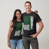 American Flag DayShamrock USA Flag St Patick s day Tシャツ (ユニセックス)