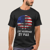 American Flag Disc Golf Husband Patriotic Disk Gol Tシャツ (正面)