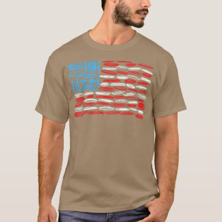 American Flag Disc Golf Usa Old Glory Graphic 17 Tシャツ