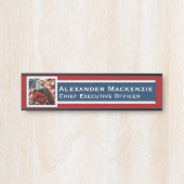 American Flag Door Sign Signs Office Name Plate サインプレート (正面)