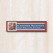 American Flag Door Sign Signs Office Name Plate サインプレート (正面)