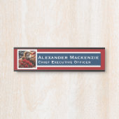 American Flag Door Sign Signs Office Name Plate サインプレート (正面)