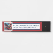American Flag Door Sign Signs Office Name Plate サインプレート (正面)