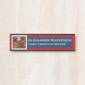 American Flag Door Sign Signs Office Name Plate サインプレート (正面)