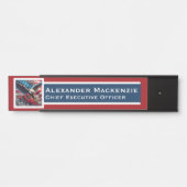 American Flag Door Sign Signs Office Name Plate サインプレート (正面)