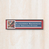 American Flag Door Sign Signs Office Name Plate サインプレート (正面)