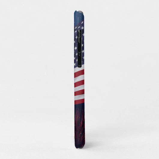 American Flag & Fireworks Case-Mate iPhoneケース (裏面/左)