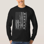 American Flag Fishing Morfar Tシャツ (正面)