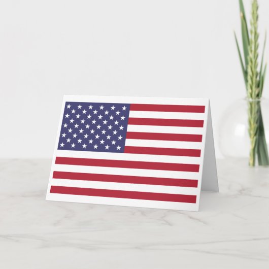 American Flag, Flag of United States カード (正面)